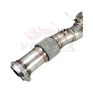 Vortex Stainless Steel Downpipe for BMW G30 5 Series 520i 530i 2.0T B48 Performance Turbo Upgraded Piping - Product Image 4