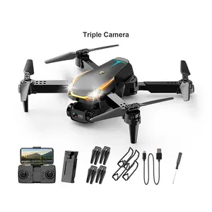 DRONE M8 Pro Drone de photographie aérienne Quadrotor professionnel 4K Télécommande Triple caméra Drones d'évitement d'obstacles