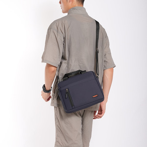 Bolso de Computadora Personalizado con Logotipo, Gran Capacidad, Revestimiento de PU, Bolso Cruzado de Oficina, Maletín para Portátil para el Trabajo - Product Image 5