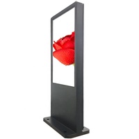 Reproductor LED de 55 pulgadas para exteriores, pantalla LCD, señalización Digital, tótem, para publicidad al aire libre, quiosco