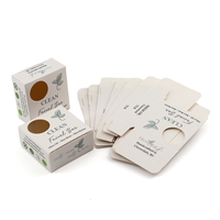 Boîte d'emballage vide de savon parfumé personnalisé écologique d'usine boîtes de papier cosmétiques pliables