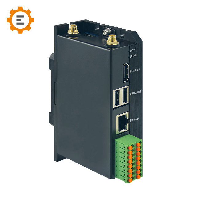 Industrial Automation PLC Edge Computing Programmable Control Mini PLC Edgebox Custom Logo 8GB RS485 IOT Gateway Controller