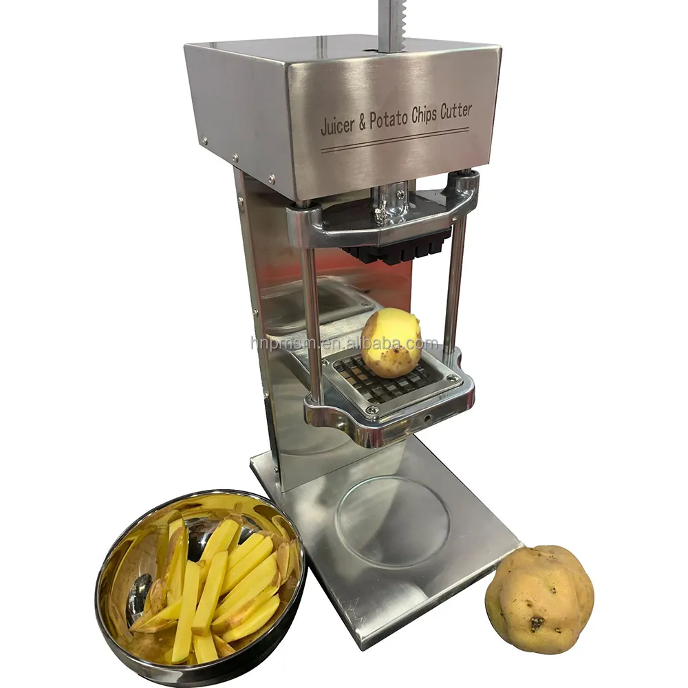 Top Quality Potato Stick Cutter Automatic Orange Juicer Press Electric Machine To Cut Potatoes