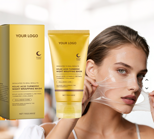 Özel Marka Kojik Asit Zerdeçal Maskesi Gece Maskesi Cilt Bakımı Sıkılaştırıcı Anti-Aging Nemlendirici Soyulabilir Yüz Maskesi - Product Image 1