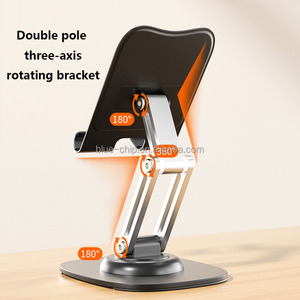 Universal 360 Rotating <strong>Table</strong> Metal Desktop <strong>Lazy</strong> Portable Mobile <strong>Phone</strong> Holder for Your Foldable Desk Stand <strong>Table</strong> 360 <strong>Phone</strong> Holder - Product Image 2