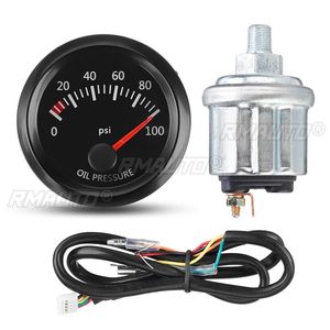 Jauge de voiture 12V 2" 52mm, jauge de pression d'huile PSI, jauge de température d'échappement, compteur de véhicule - Product Image 1