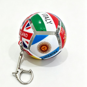 World National Flags Football Keychain Button Stress Relief Soccer Pendant Sport Themed Gift Fan Accessories for Daily Use - Product Image 1