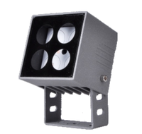 Projecteur LED extérieur étanche IP65 en aluminium, blanc chaud 2700K, haute luminosité, pour aménagement paysager et jardin, AC220V/110V