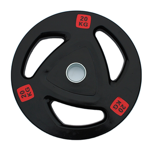 Bộ tạ tập thể dục tại nhà giá sỉ nhà máy, đĩa tạ cao su ba lỗ - Product Image 1