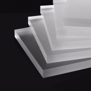 แผ่นอะคริลิค PMMA แบบฝ้า ขนาด 4 มม. 6 มม. 8 มม.  ขนาด 48"x 96" สำหรับตู้โชว์สินค้า ฉากกั้นห้อง ตัดตามสั่ง - Product Image 1
