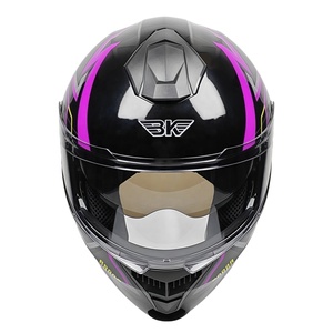 Mũ bảo hiểm xe máy fullface đèn LED giảm giá, mũ bảo hiểm mô-đun lật lên bằng nhựa ABS dành cho người lớn, phụ kiện xe máy - Product Image 5