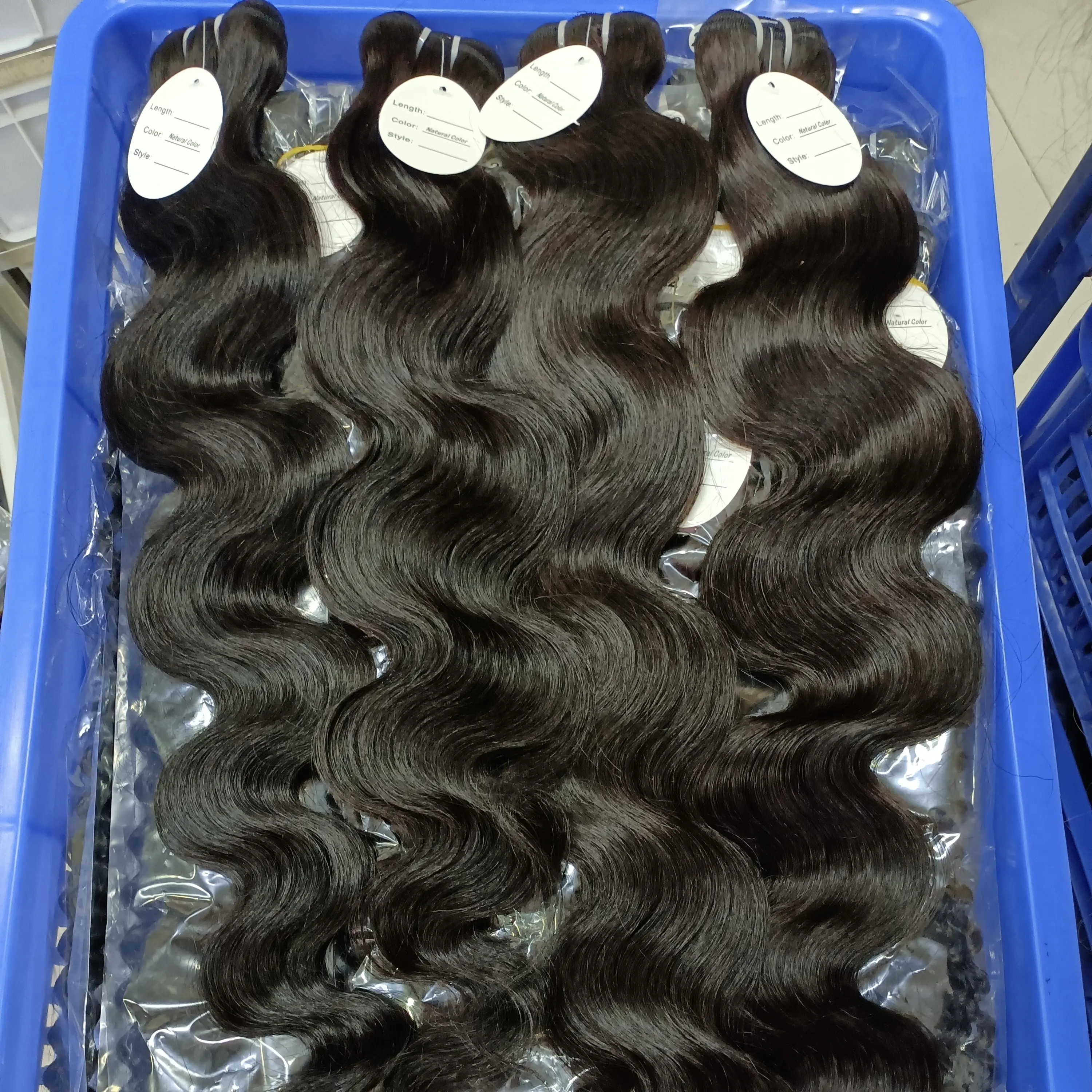 Pacotes de extensão de cabelo brasileiro virgem encaracolado cabelo humano ondulado cru não processado