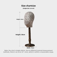 Accessoires de moule de tête factice en plastique haut de gamme pour magasin de vêtements pour boucles d'oreilles chapeau perruque présentoir pour bijoux pour hommes et femmes