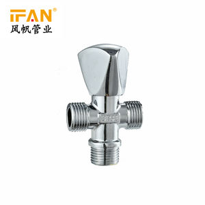 Harga Komersial IFAN OEM Buka Cepat Katup Sudut 90 Derajat Katup Berhenti Sudut Toilet 1/2 - Product Image 6