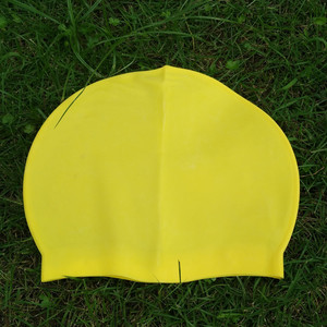 Bonnets de bain pour adultes, hommes et femmes, grandes tailles, en silicone, multicolores, motifs unis, pour la natation et les sports nautiques, vente directe d'usine Yiwu - Product Image 4