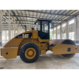 Compacteur Caterpillar CS683D d'occasion bien entretenu, faible nombre d'heures, rouleau vibratoire Caterpillar CS683D en excellent état, en vente - Product Image 2