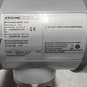 Medidor de Flujo Másico Coriolis de Alta Precisión KROHNE OPTIMASS 6400, Acero Inoxidable, Grado Alimenticio, para Medios Gaseosos/Líquidos, Personalizable OEM - Product Image 5