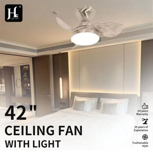 Lámparas de Techo LED Clásicas de Madera de Nogal de 42 Pulgadas con Interruptor de Control Remoto de Perfil Bajo para Decoración de Dormitorios y Lectura - Product Image 3