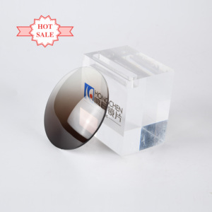 HONGCHEN Prescription personnalisé teinté dégradé brun couleur CR39 1.49 forme libre progressif RX lentilles optiques - Product Image 4