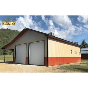 מבנה פלדה טרומי במחיר זול, סככת עופות, מחסן לבעלי חיים, לול, מבנה נייד, סדנאות, תוצרת סין - Product Image 4