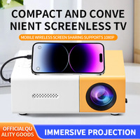 Mini projecteur YG300, projecteur WiFi, projecteur de films portable, téléphone pouvant se connecter sans fil au projecteur de films