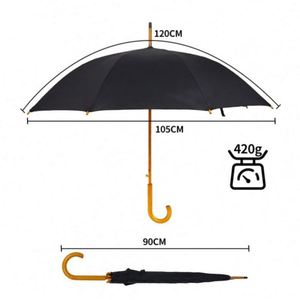 Parapluie de golf pliable léger de haute qualité, promotionnel, pas cher, avec impression de logo personnalisé, vente chaude - Product Image 4