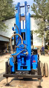 Professional Factory For Water Well Drilling Machine 300m Deep Underground Hydraulic Wheels Bore Well Drilling Rig Machine