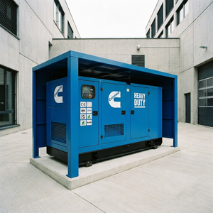 Groupe électrogène diesel conteneurisé refroidi par eau 500 kW 635 kVA 50 Hz 400 V pour l'alimentation de secours industrielle des usines industrielles lourdes - Product Image 4