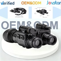 Kacamata binokular Gen2 + FOM1400, lensa mata penglihatan malam sensitivitas tinggi dengan fosfor putih/Hijau untuk berburu