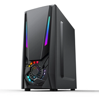 Caja RGB Gaming Pc Soporte de Torre completa Refrigeración por agua ATX Gabinete de computadora de escritorio