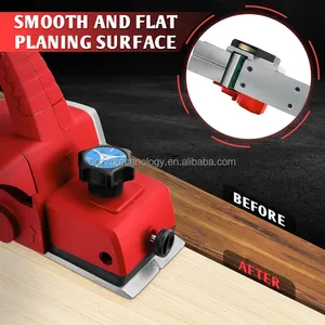 <span class=keywords><strong>Raboteuse</strong></span> électrique sans balais 15000 tr/min, sans fil, portative, pour menuisier, bricolage domestique, compatible avec batterie Milwaukee 18V (batterie non incluse) - Product Image 6