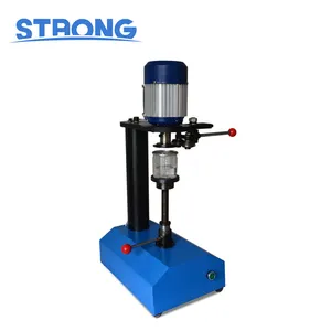 Manual Table-Top Round Aluminium Beer Plastic PET Tuna Tin Paper Beverage Drink Can Sealing Closing Machine TDFJ-120