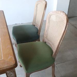 Silla <span class=keywords><strong>Luis</strong></span> Francesa Apilable de Lujo con Respaldo de Ratán, Diseño Nuevo, de Madera, para Eventos, Bodas y Hogar - Product Image 4