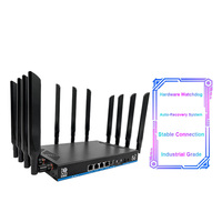 Router WiFi 7 5G yang Dioptimalkan untuk Gaming, Latensi Rendah, OpenWrt, WAN/LAN 2.5G, ESIM Dual SIM, Modem Nirkabel Kelas Industri untuk Gamer Profesional