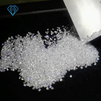 Double Jewelry 1mm 2mm 3mm Vvs Loose Moissanite Stone Lab Grwon Diamond Bulk in Stock White Moissanite Stone