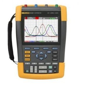 Osciloscopio digital a color Fluke 190-062 de doble canal con ancho de banda de 100 MHz y diseño portátil para pruebas eléctricas - Product Image 2