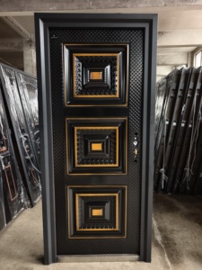 <span class=keywords><strong>Puerta</strong></span> de Entrada de Acero con Diseño de Cobre, Estilo Más Vendido en África 2026 - Product Image 4