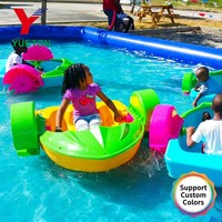 Enfants et famille taille été eau amusant jeu en plastique main pagaie bateau à rames eau pagaie bateaux à vendre