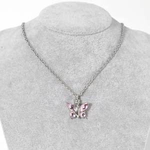 Popüler zirkon kelebek kül tutucu anıt kremasyon Urn kolye kolye için Pet/insan külleri - Product Image 6