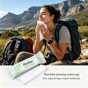 Toalla de mano de algodón húmeda, toalla facial de color sólido, toalla de mano para viaje, pañuelo refrescante para hotel - Product Image 6