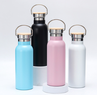 Gourde isotherme personnalisable en acier inoxydable de 17 oz, isolation thermique de 12 à 24 heures, design résistant aux chutes pour les sports de plein air et le camping