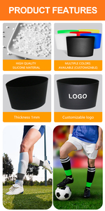 Biểu Tượng Tùy Chỉnh Bóng Đá Bảo Vệ Ống Chân Dây Đeo Silicone Chống Trượt Grip Băng Ống Chân Bảo Vệ Dây Đeo Cho Nam Giới Phụ Nữ Người Lớn Trẻ Em - Product Image 3