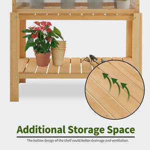 Estufa de Madeira para Plantas Elevadas, Painel de Luz Solar em Policarbonato, Fácil de Montar, para Uso Interno/Externo, Caixa de Proteção para Plantas em Vasos - Product Image 4