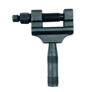 Herramienta para cadena de bicicleta y motocicleta, 420-530, de acero negro con mango intercambiable para extracción e instalación de cadenas - Product Image 4