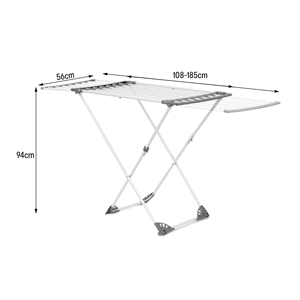 Tendedero de Ropa Plegable y Extensible de 20 Metros, Multifuncional, Independiente, <span class=keywords><strong>para</strong></span> Balcón y <span class=keywords><strong>Baño</strong></span> - Product Image 4