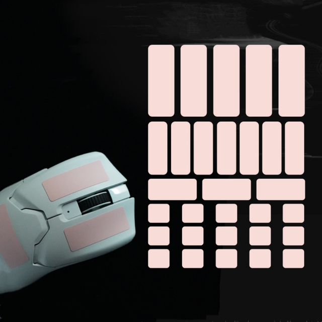 Custom Design Gaming Mice Skins Tape Esports Mouse Stickers Anti-Slip Sweat-Proof Texture Stickers for Gaming Mouse