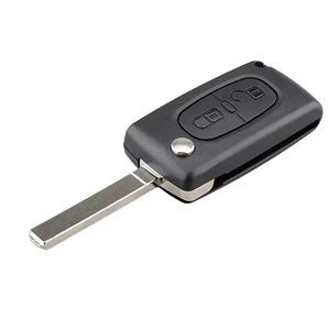 Coque de clé pliable en métal ABS avec télécommande à <span class=keywords><strong>2</strong></span> boutons Heart Horse pour Citroën 107/207/307/307S/308/407/607 - Product Image 5