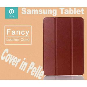 Custodia Pelle Marrone Per Samsung TabS2 8.0 T715 Protezione tavoletta Pelle E Silicone Stile fabricato Da prodotti - Product Image 1
