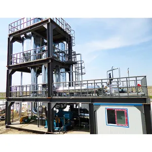 MVR forced circulation evaporation crystallization device for oilfield wastewater