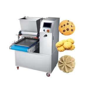 Manufacturer Multifunctional Automatic Encrusting Stuffed Cookie Chocolate Cookies Making Machine